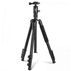 KINGJOY G555 61,5 hüvelykes \/ 156 cm-es Flip Lock kamera állvány monopod készlet, könnyű hordozható állvány 360 ° -os panoráma gömbfejjel + 1\/4 \